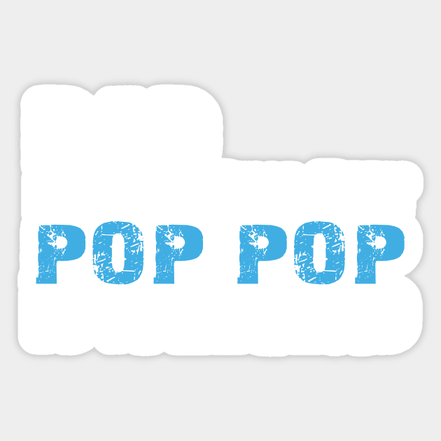 Dad Is A Myth But Pop Pop Is A Legend - Grandpa Christmas Gift Sticker by Evoke Collective